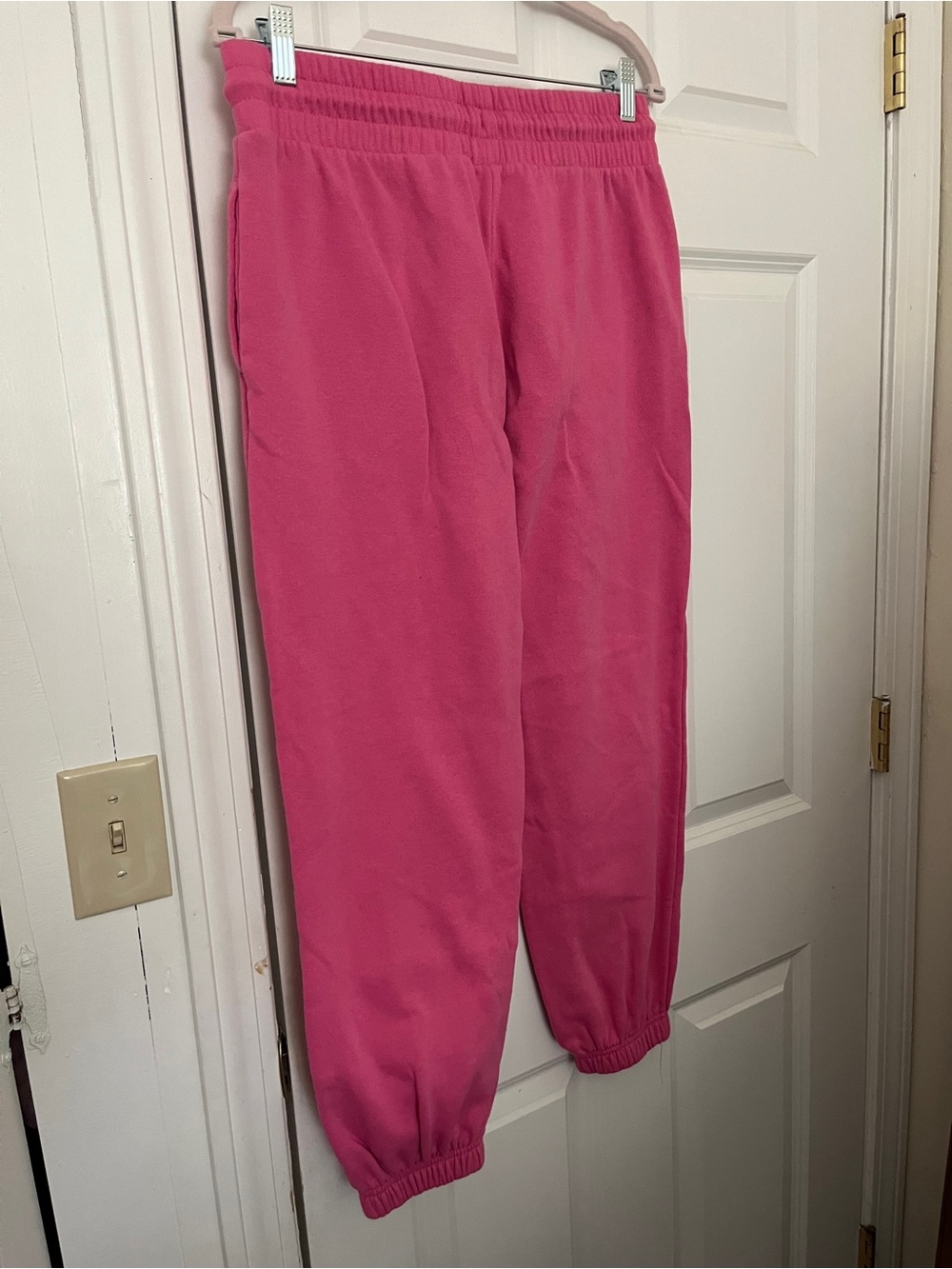 Strawberry Shortcake Pink Graphic Sweatpants EUC Size Medium Junior Women’s - Picture 4 of 5